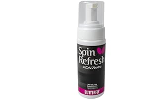 Butterfly Spin Refresh (Professional Foam Type Rubber Cleaner) - Cleaning Rubbers on Your Table Tennis/Ping Pong Paddle, Help