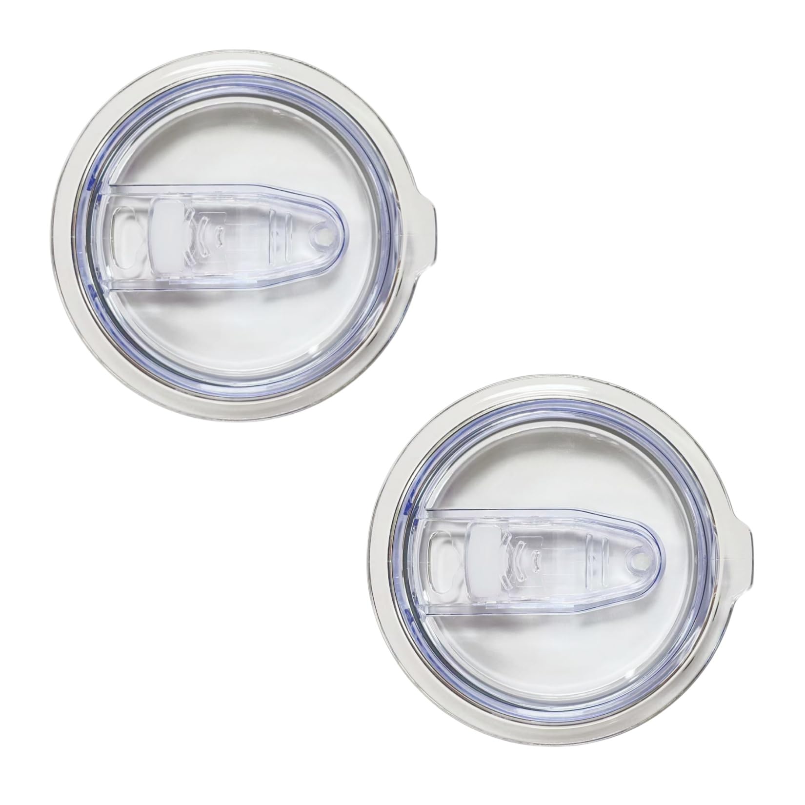 Photo 1 of 2 Pack 20oz Wine Tumbler Replacement Lids,Accfore Spill Proof Splash Resistant Silicone Sliding Covers for Skinny Tumbler Travel Coffee Mug 2.75 inches in diameter