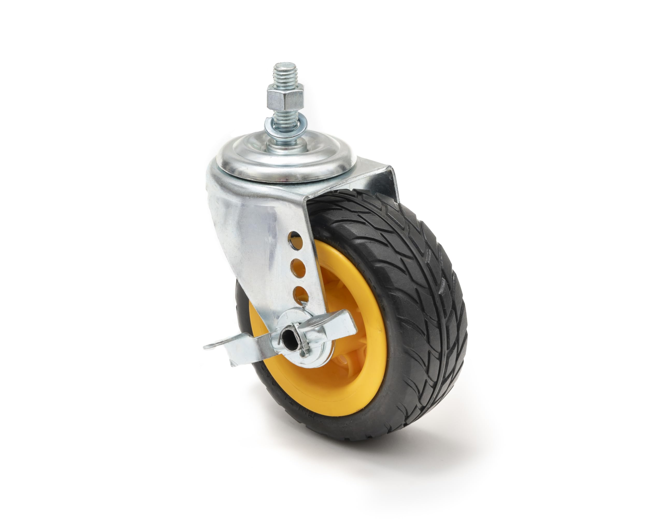 Rock-N-Roller Ground Glider Caster with Brake 5″ x 2″ 2-Pack for R6G, R8, R10 & R11G Multi-Carts