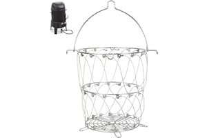 GLOWYE Turkey Fryer Basket for Charbroil The Big Easy TRU-Infrared 3-in-1 Smoker 14101550, Poultry Rotisserie Baskets Replace for Char-Broil 14101550 Accessories