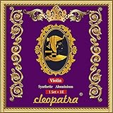 Violin Strings Handmade Replacement-Set - 1 Pack with Extra E-String, Ideal for Intermediate Students and Beginners - Easy to Play, Synthetic Core, Medium Gauge. (4/4 Scale, 1 Set + 1 E)