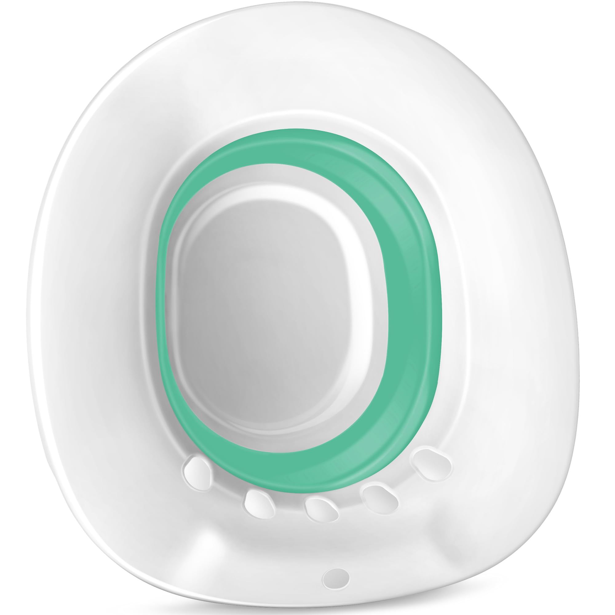 Photo 1 of RUGUO Sitz Bath for Toilet Seat - Yoni Steam Seat - Sitz Bath for Hemorrhoids and Postpartum Care - Portable Bidet BPA Free - Foldable Basin for Epsom Salt Soak - Green