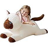 IKASA Giant Siamese Cat Stuffed Animal Plush Toy,Big Large Jumbo Soft Toys,30" Cute Huge Size Fluffy Plushy Fat Oversized Plushie,Gifts for Kids