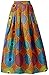 Women African Traditional Costume Ankara Print Skirt Dashiki Long Skirts (X-Large,C)