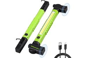 Ropelux Work Light 3rd Gen, 3200LM Ultra Bright Mechanic Under Hood Lights with 6000mAh, Rechargeable Portable Magnetic Trouble Lighting Bar with Hooks for Car Repair, Inspection, Emergency, Tool Gift