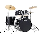 Tama Stagestar ST52H5C 5-piece Complete Drum Set - Black Night Sparkle