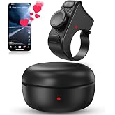 duskeep Bluetooth Scrolling Ring for TikTok, Camera Shutter, Charging Case | Hands-free scrolling, Kindle App page turner, camera shutter remote, 33 ft range, 18h use, up to 90h with case, iOS/Android