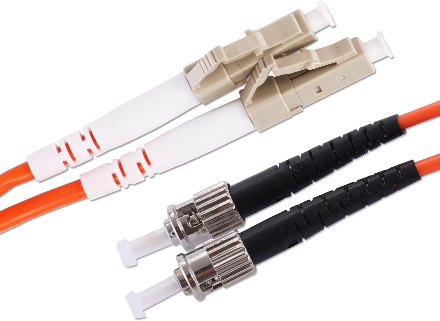 Fiber Optic Cable,CIpotZIZ LC to ST Multimode MM Duplex OM1 62.5/125,3M/9FT