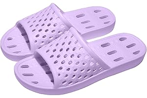 WOTTE Shower Sandals Women Quick Drying Bath Slippers Non Slip Dorm Shoes