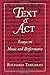 Text and Act: Essays on Music and Performance