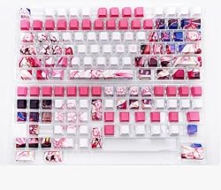 Benemate Honkai Elysia Keycaps, 108 + 27 Backlit