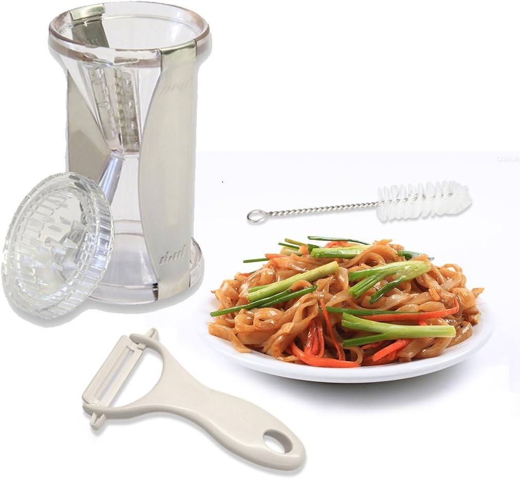 Spiral Slicers for Zucchini-pasta-noodle Spaghtti Maker-best Slicer for Julienne, Veggie, Paderno, French Fries Mandoline-vegetable Spiralizer-gefu Spirelli-wire Cheese-curly Fry Potato Chip Cutter