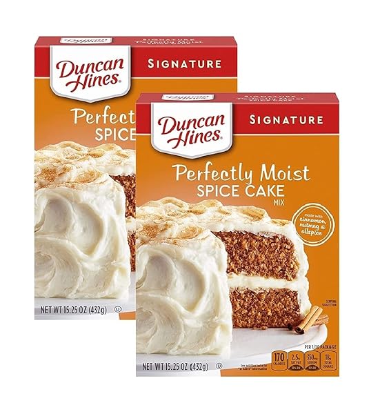 DUNCAN HINES SIGNATURE SPICE CAKE MIX 15.25 OZ (PACK OF 2)