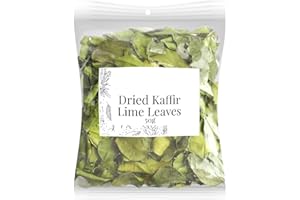 PLANET ALLSTARS Dried Kaffir Lime Leaves – 1.76oz (50g) | Aromatic Thai Herb for Curries, Soups & Southeast Asian Cooking