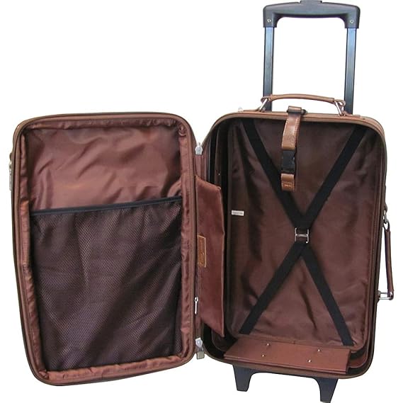 Amazon.com: AmeriLeather Amerileather - Maletas de piel (2 ...