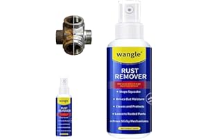 Wangle Rust Remover, 2026 Upgrade ust emover for Metal, Anti-Rust Lubricant Spray & Rust Remover, Fast-Action Eliminator & Me