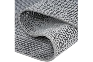 KUJIBGY 4x10 Ft Commercial Drainage Mat,Drainage Floor Mat Heavy Duty Commercial Floor Mat Mesh Drain Mat Wet Area PVC Mat fo