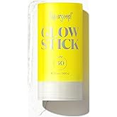 Supergoop! Glow Stick, .7 oz - SPF 50 PA++++ Dry Oil Sunscreen Stick for Face & Body - Brightens & Hydrates for a Healthy Glo