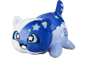 Womise Cat Stuffed Animal Plush,Meemeows Cat Food Plushies Cat, Cute Anime Cartoon Cat Stuffed Animal Figure Toy Plush Pillow Gift for Kids and Festival Gift (Moon Cat)