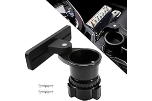 VORNALEX Upgrade Cup Holder Radio Mount, CB Radio Mounting Brackets Drinks Cup Holder Mount Fit for CB Satellite Radio & All Universal 2 Hole CB Mounting Bracket