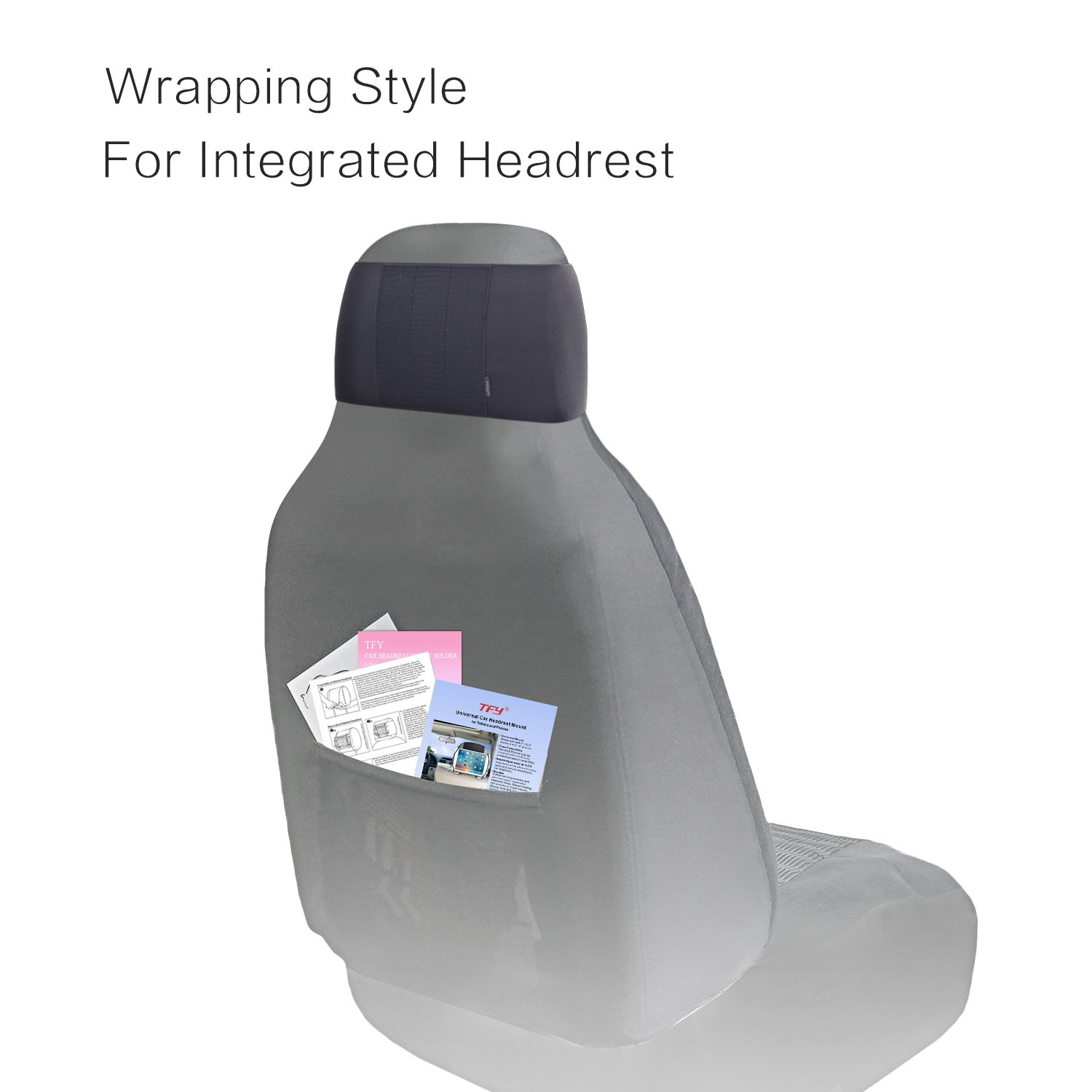 TFY Car Headrest Mount Silicon Holder for Game Machine Nintendo Switch and Other tablets: Video Games