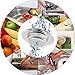 2 Pieces Kitchen Sink Drain Strainers Stainless Steel | Large Wide Rim 4.3