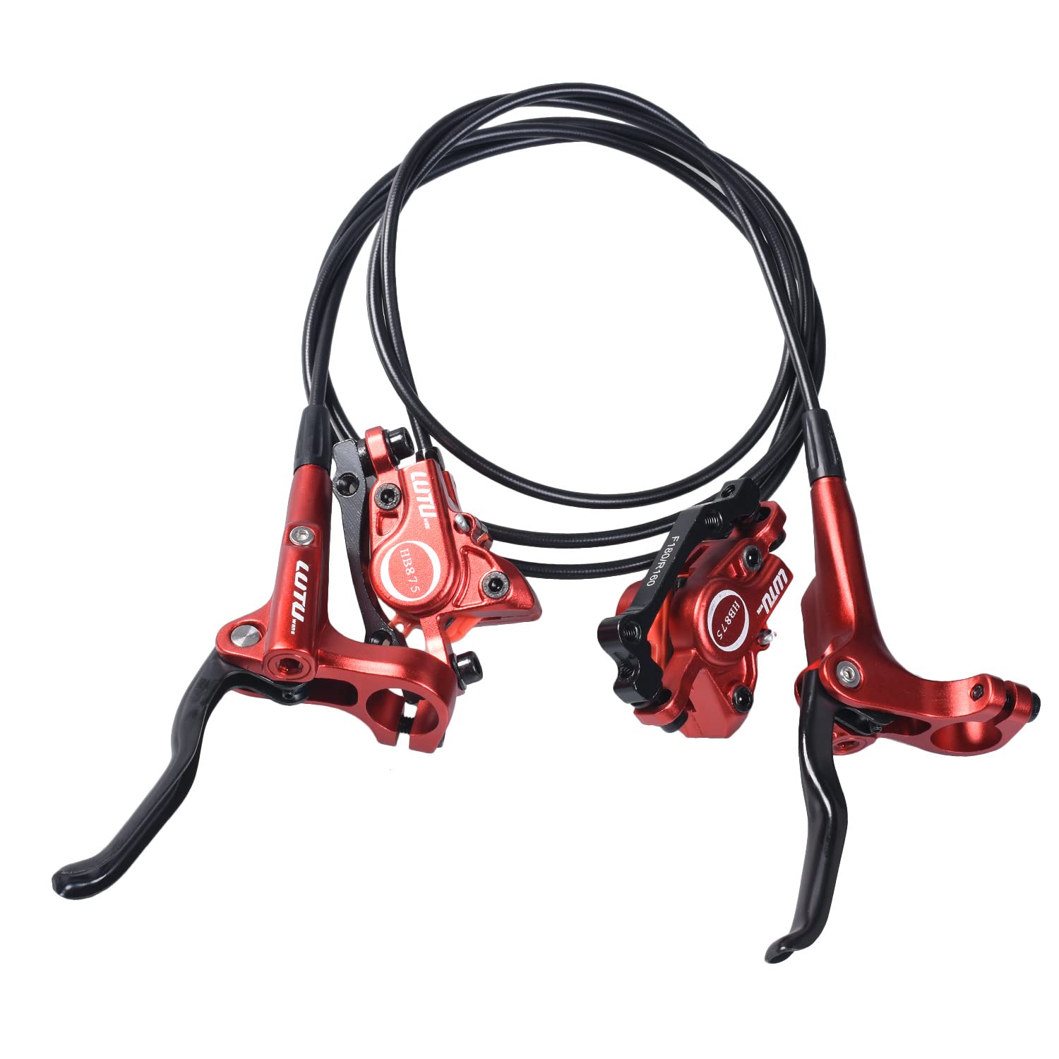 ThinkTop Dual Piston Driving Bike Hydraulic Brake Kit 800/1450mm MTB Bicycle Front and Rear Oil Pressure Disc Brake Set