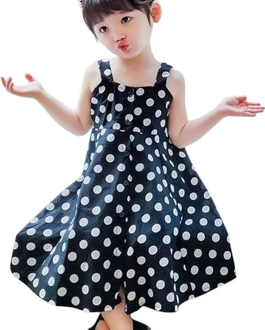 Amazon Co Jp Plus Nao プラスナオ ワンピース キャミソールワンピース キッズ ベビー 子供服 こども服 ギンガムチェック 水玉 ボタンつき おしゃれ 可 服 ファッション小物