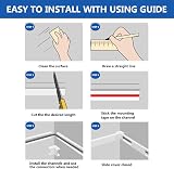 MUDEELA Cable Trunking Kit 8 x 400mm White Self Adhesive Wall Cable Covers view 6