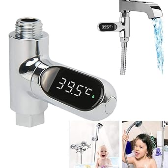 Termómetro de ducha digital, monitor de temperatura de agua ...