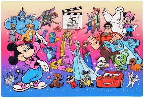 Amazon ディズニーストア 公式 ポストカード 3d ディズニーキャラクター ディズニーストア ジャパン25周年記念 グリーティングカード 文房具 オフィス用品