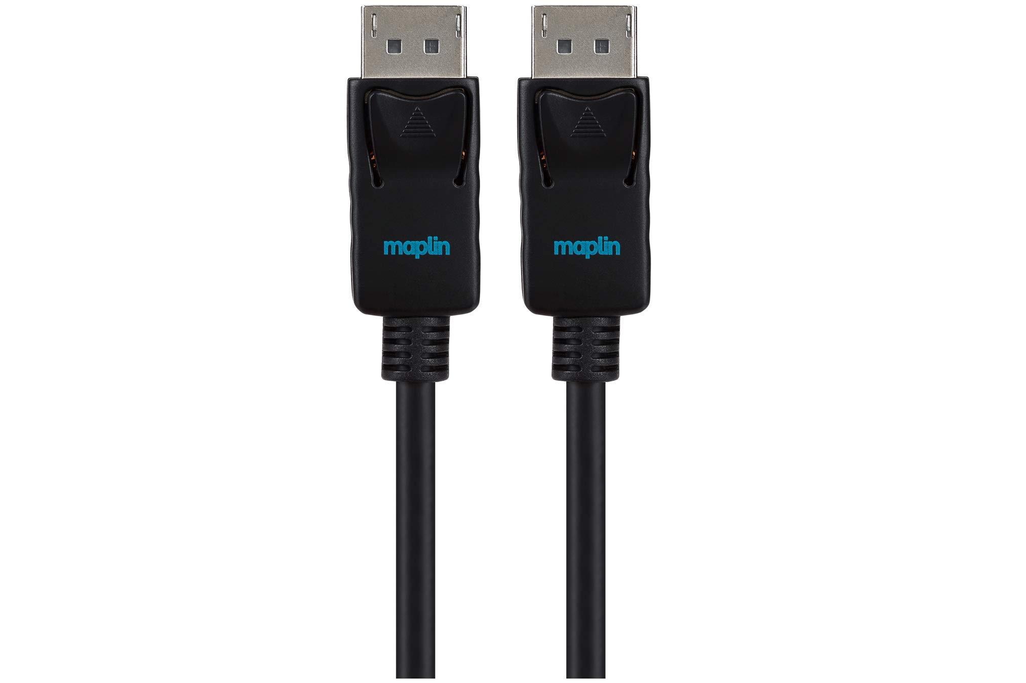Maplin DisplayPort to Display Port Cable 4K Ultra HD 1.5m Black — image 1
