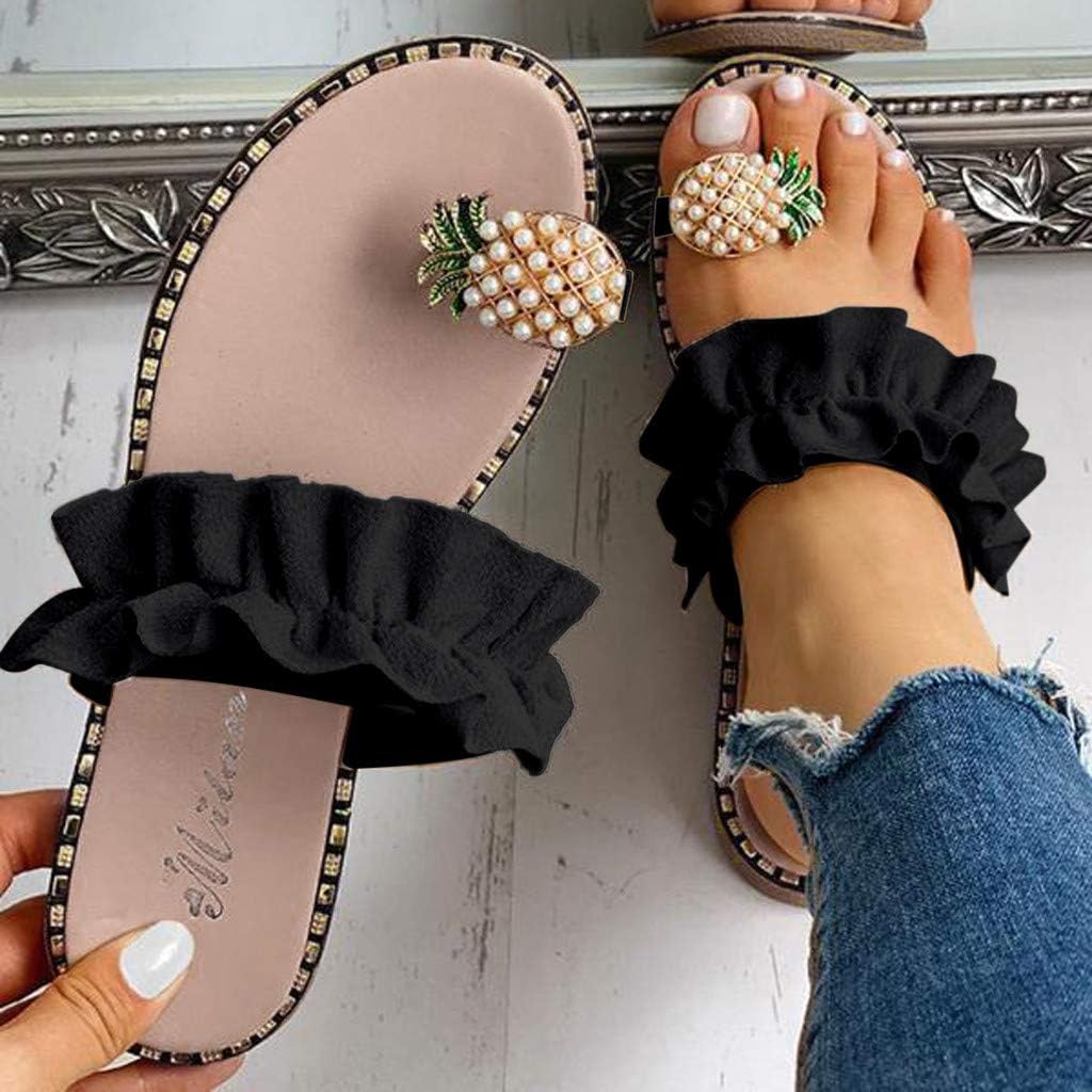 pineapple toe sandals