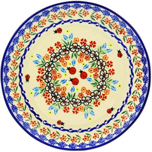 Click Here to See More Images Ceramika Bona H2099G Polish Pottery Ceramic Plate Hand Painted, 10-Inch