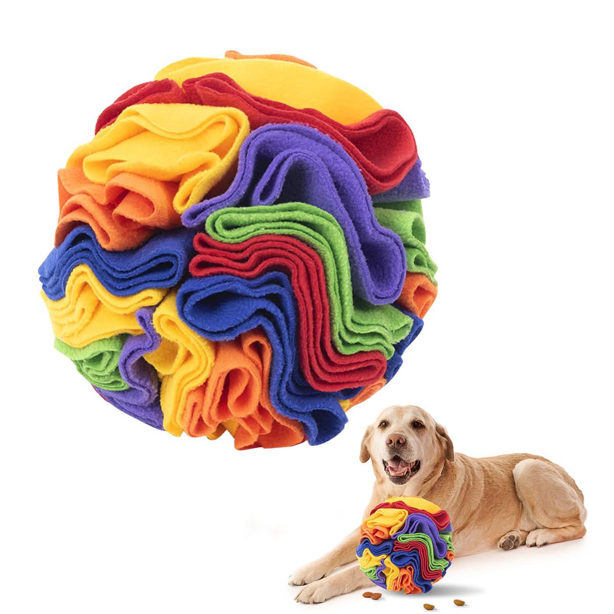 Alnicov Snuffle Playthings for Dogs Snuffle Ball for Dogs Sniffle Interactive Treat Game For Dog Interactive Dog playthings Snuffle Mat Foraging Mat Dog Puzzle plaything
