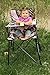 ciao! baby Portable High Chair for Travel, Fold Up High Chair with Tray, Pink Camo