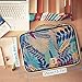 YOUSHARES A4 Documents Bag Portfolio Organizer Holder - Multifunctional Travel Pouch Handy Zippered Case for Notebook, Ipad, Documents and Pens (Colorful Aqua)
