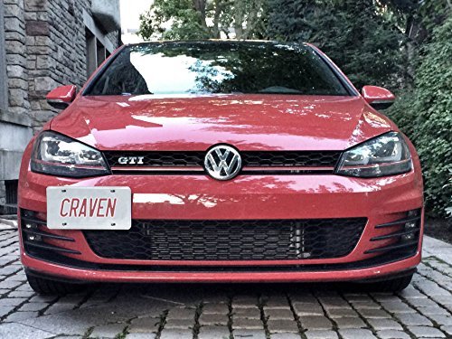 CravenSpeed The Platypus License Plate Mount for Volkswagen Golf GTI Mk7 | 2015-2018 | No Drilling | Installs in Seconds | Made of Stainless Steel & Aluminum | Made in USA