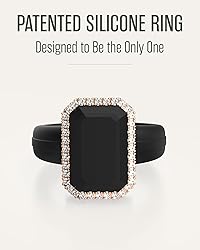 Rinfit Women's Silicone Wedding Band - Promise