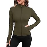 Avoogue Women Lightweight Active Jacket Full Zip Workout Running Yoga Athletic Outerwear with Pockets