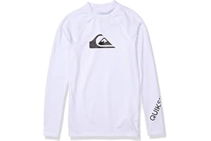 Quiksilver Boys' Youth All Time Long Sleeve Rashguard Surf Shirt 50+ UPF
