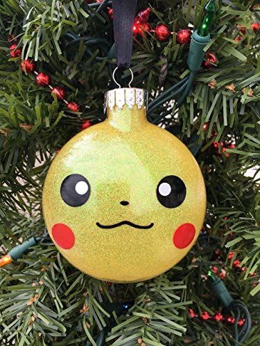 Pikachu Ornament, Pokemon Ornament, Pokemon Gift, Pikachu Pokemon, Personalized Ornament, Boys Ornament