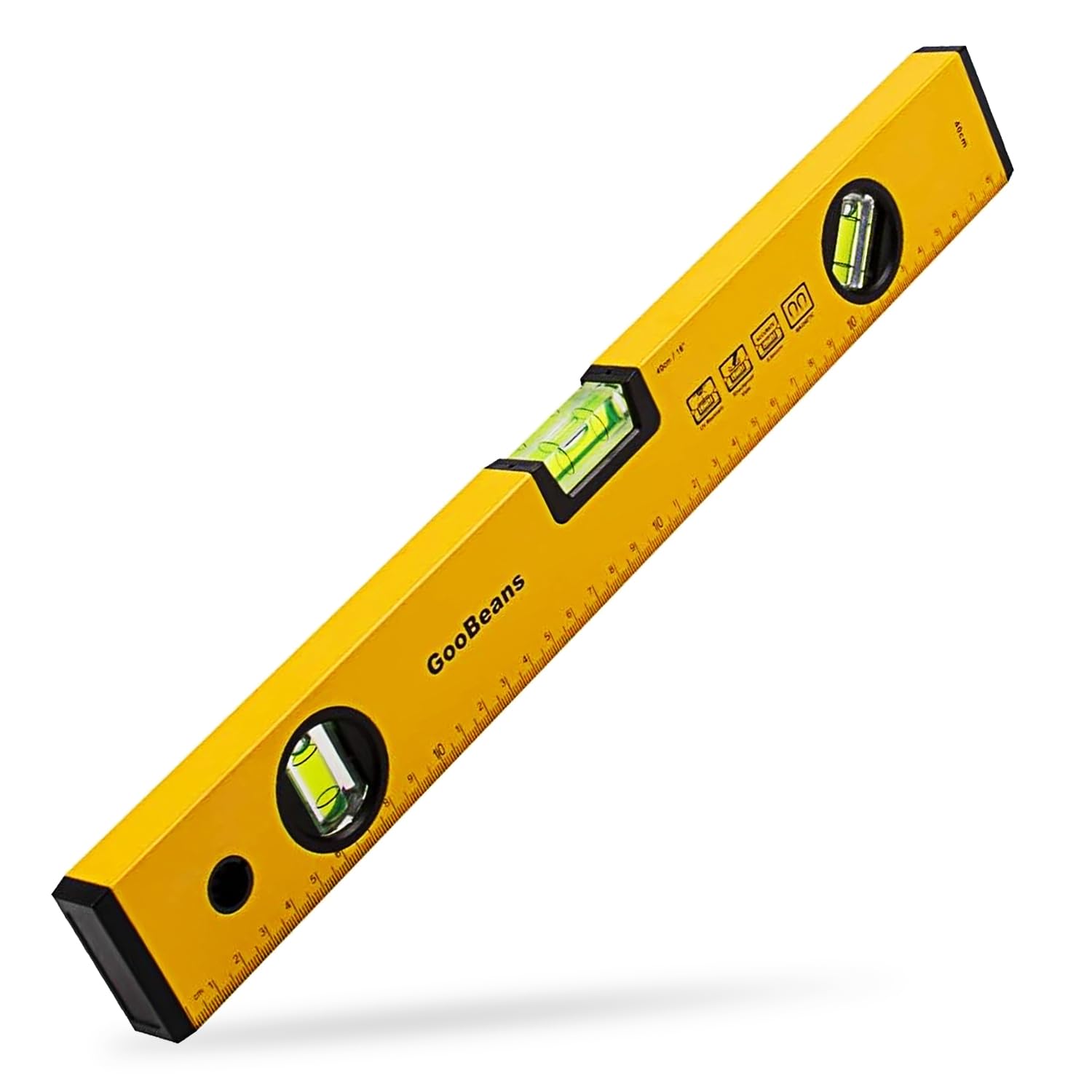 Mua Goobeans 16-Inch Magnetic Torpedo Level and Ruler, 180/90/45-Degree ...
