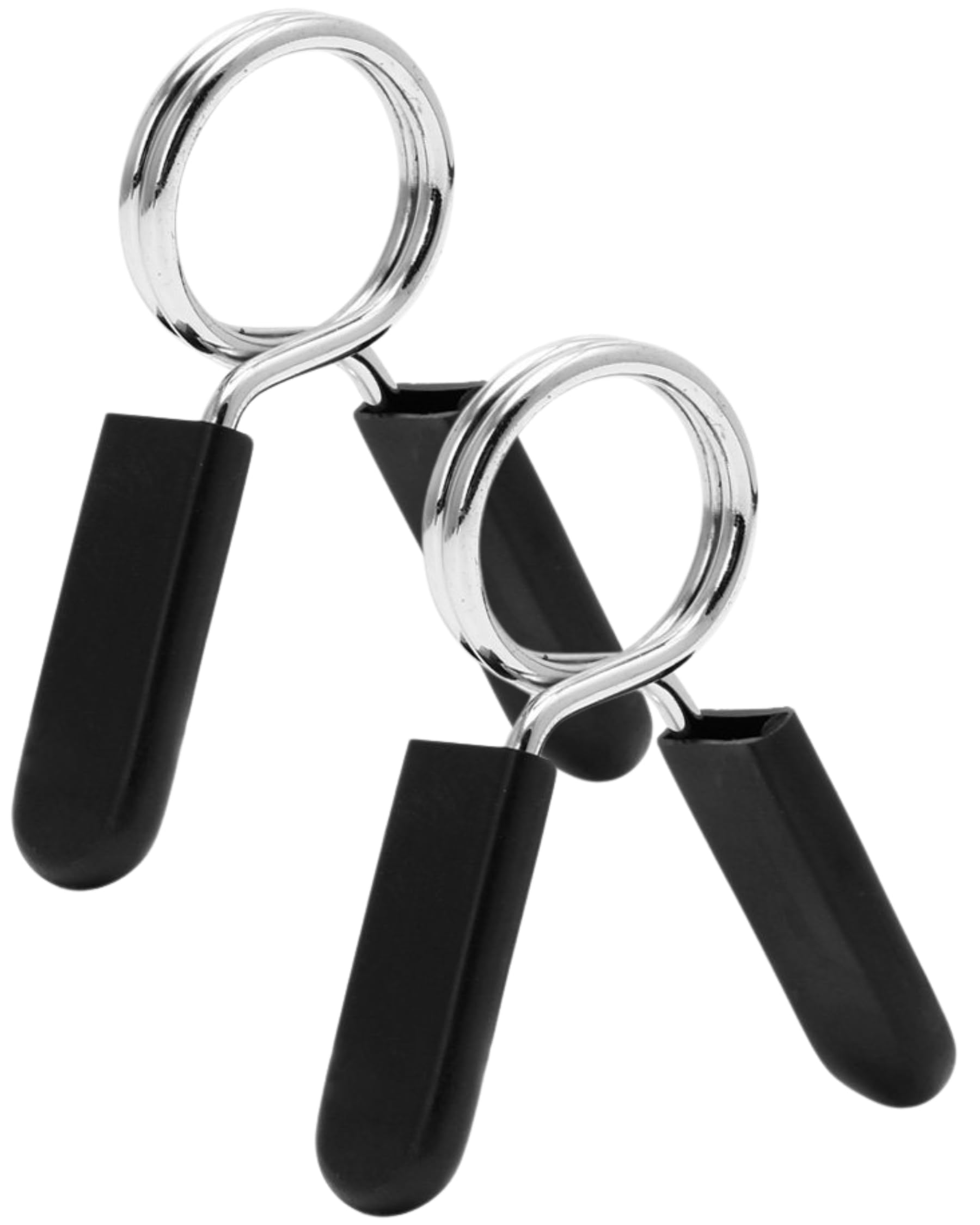 The Pure Blue 50mm/2” Spring Steel Weight Clips - 1 Pair Metal Clamps for Barbells, Dumbbells, Bars. Weightlifting and Strength Training Essential. Gym Accessories and Fitness Equipment.