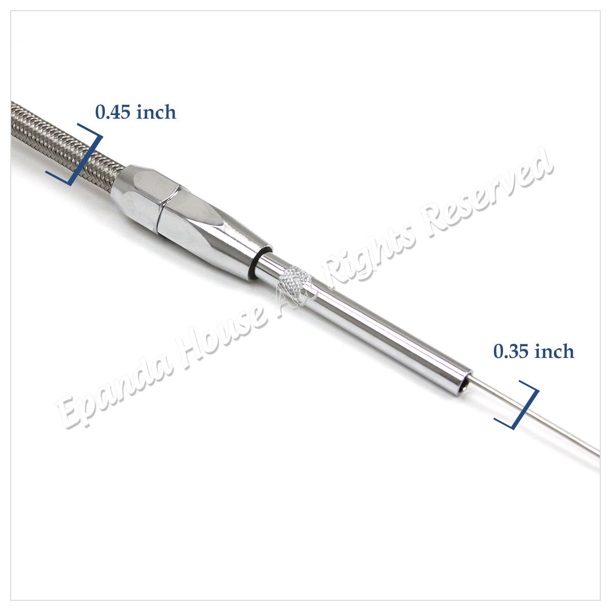 Stainless Flexible Engine Oil Dipstick for Pre79 Early SBC SB Chevy