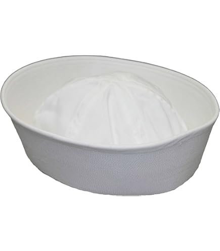 Amazon.com: Rhode Island Novelty - White Sailor Hat, Made of