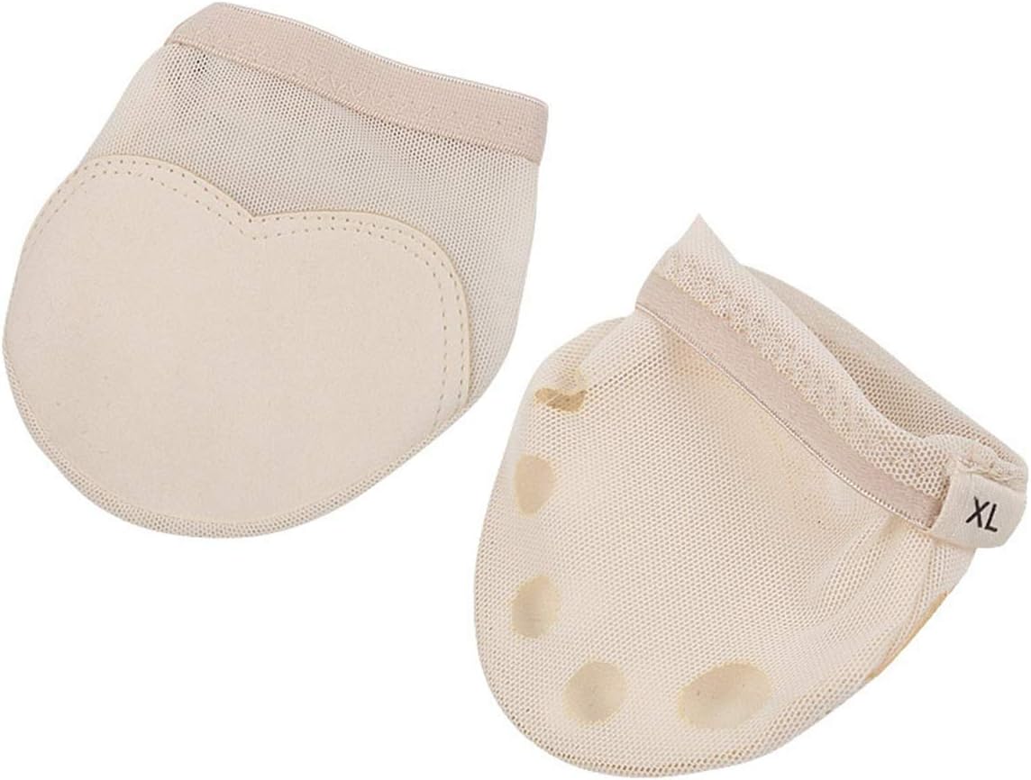 Xingny Ballet Dance Paws Cover Toe Pad Microfiber Belly Arch Support Plantar Brace Dancing Practice Half Shoes Socks Forefoot Protective Sleeve (Size : M) : Garden & Outdoor