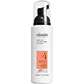 Nioxin System 4 Scalp Care + Hair Thickening Leave-In Treatment for Colored, Dry & Damaged Hair with Progressed Thinning | Maintain Vibrant Color | Nourish & Boost Density with Niacinamide & Biotin