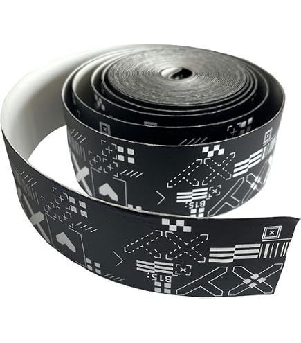 Ruban De Protection Pour Raquette De Tennis – 5 Mètres, PU Flexible, Anti-rayures, Facile à Poser Et Retirer (blanc)
