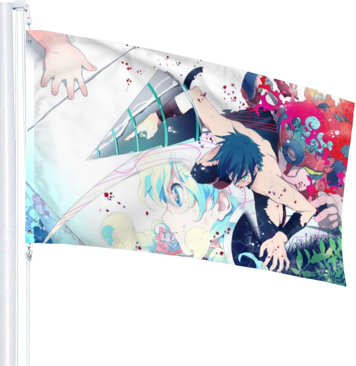 MYGZGW Tengen Toppa Gurren Lagann Flag 3 x 5 Ft Outdoor